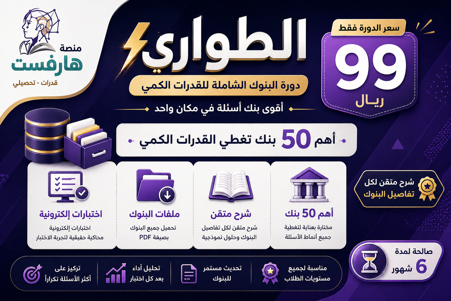 01 باقة الطواريء البنوك للقدرات